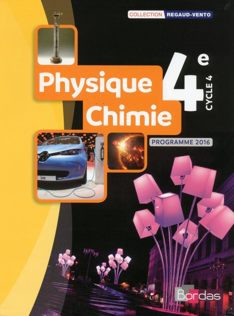 Physique-Chimie 4e - Programme 2016 - Grand Format
