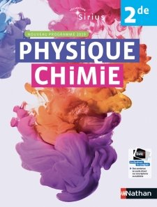 Physique Chimie 2de Sirius - Grand Format Edition 2019