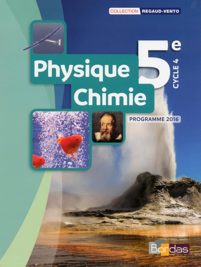 Physique chimie 5e