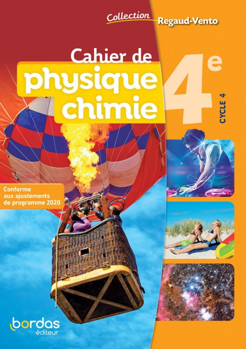 Cahier de physique chimie  4e