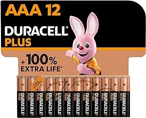 Duracell Plus Piles AAA (lot de 12)