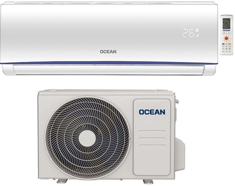 CLIMATISEUR SPLIT INVERTER POMPE À CHALEUR 12000BTU +POSE OCEAN 1/2CH
