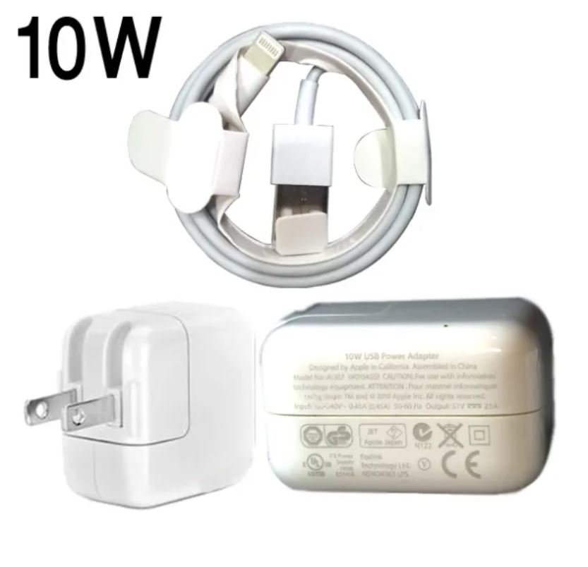 Chargeur iPhone USB 10 W de qualité supérieure avec câble