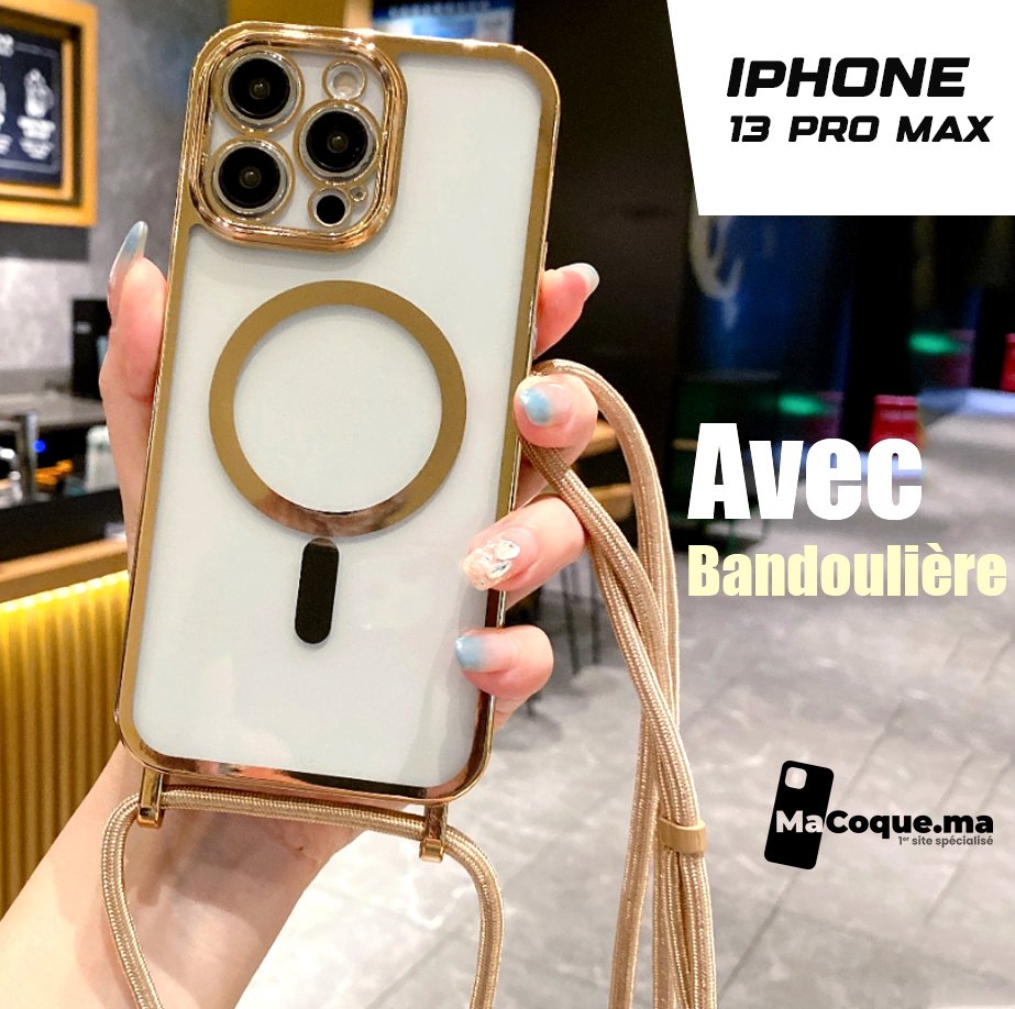Pochette ordinaire IPhone 13 pro Max gold