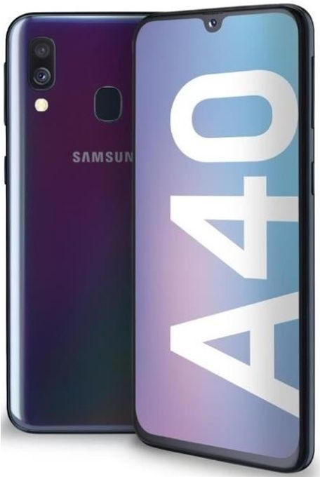 Téléphone Samsung Galaxy A40 Noir 64GB Dual Sim Grade B