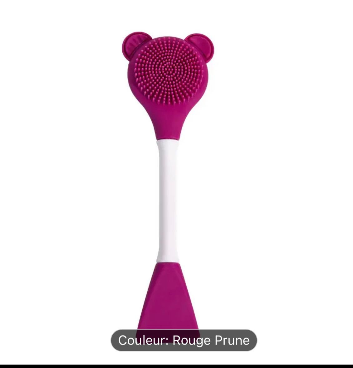 BROSSE 2 EN 1  nettoyage du visage et applicateur de masque