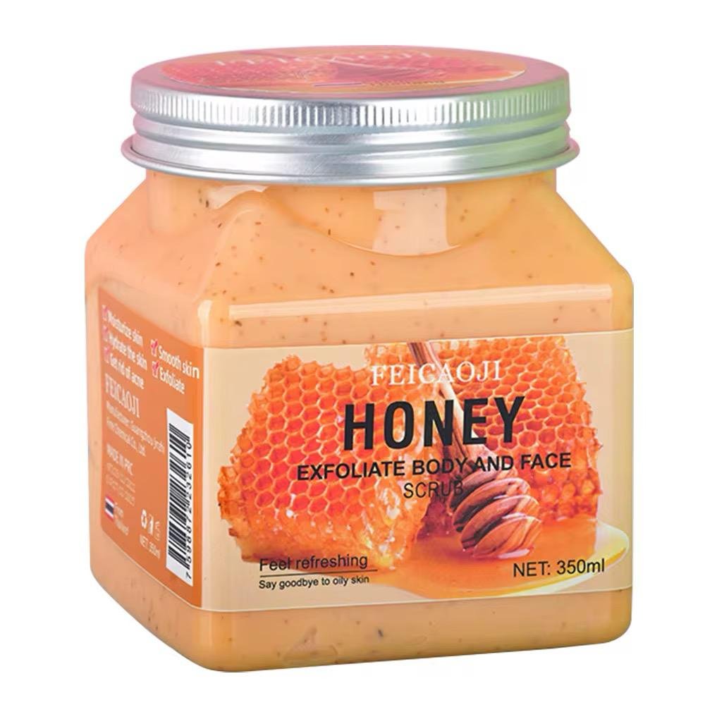 FEICAOJI, Gommage exfoliant et éclaircissant pour le corps à base de miel